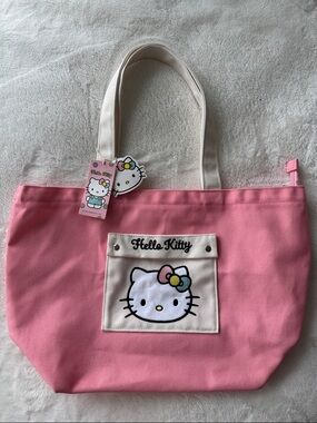 SANRIO Hello Kitty Tote Bag in Pink